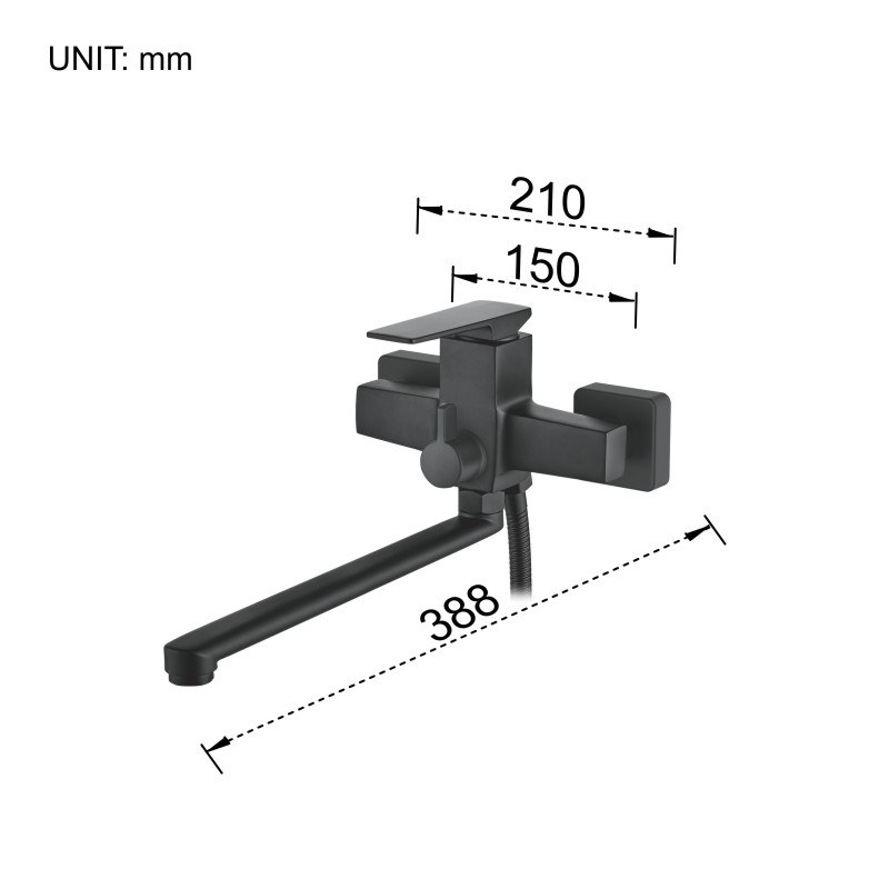 Bath/shower-Basin Mixer