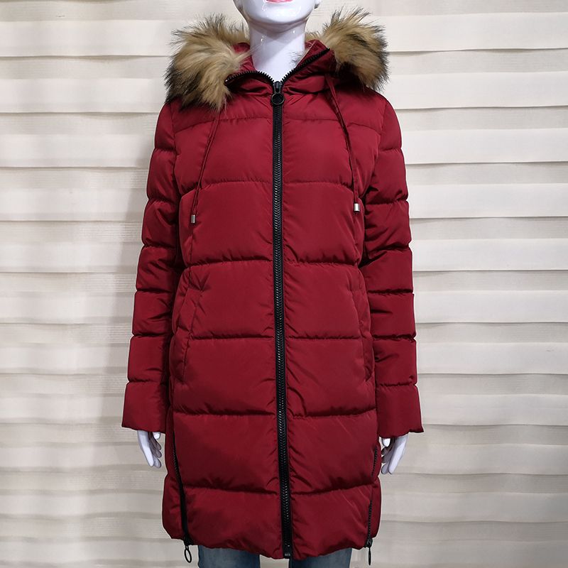 2021 new fashion ladies's jacket long heavy coat paded coat outwear ladies coat