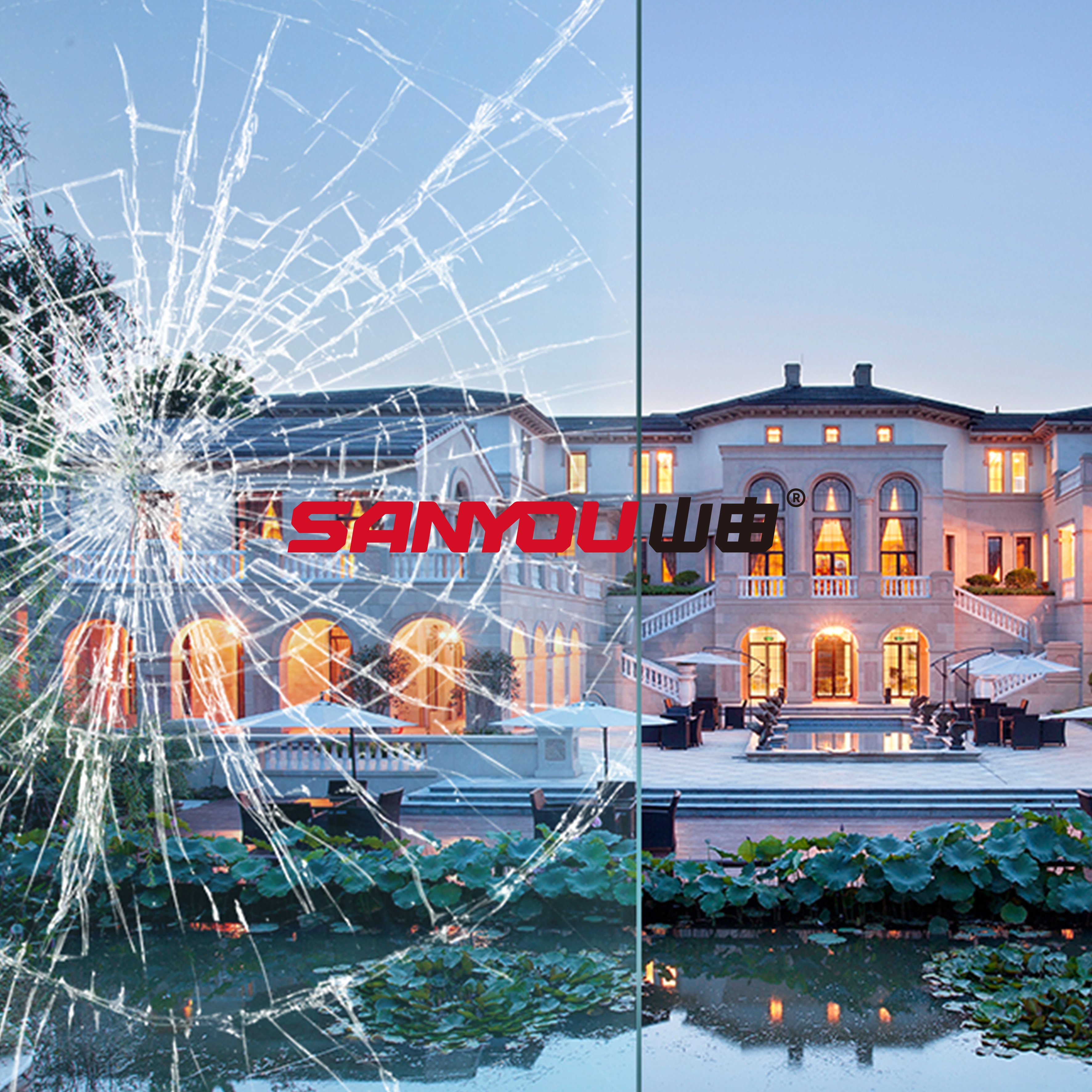 Sanyou Automotive Commercial&residential Exterior Security Film