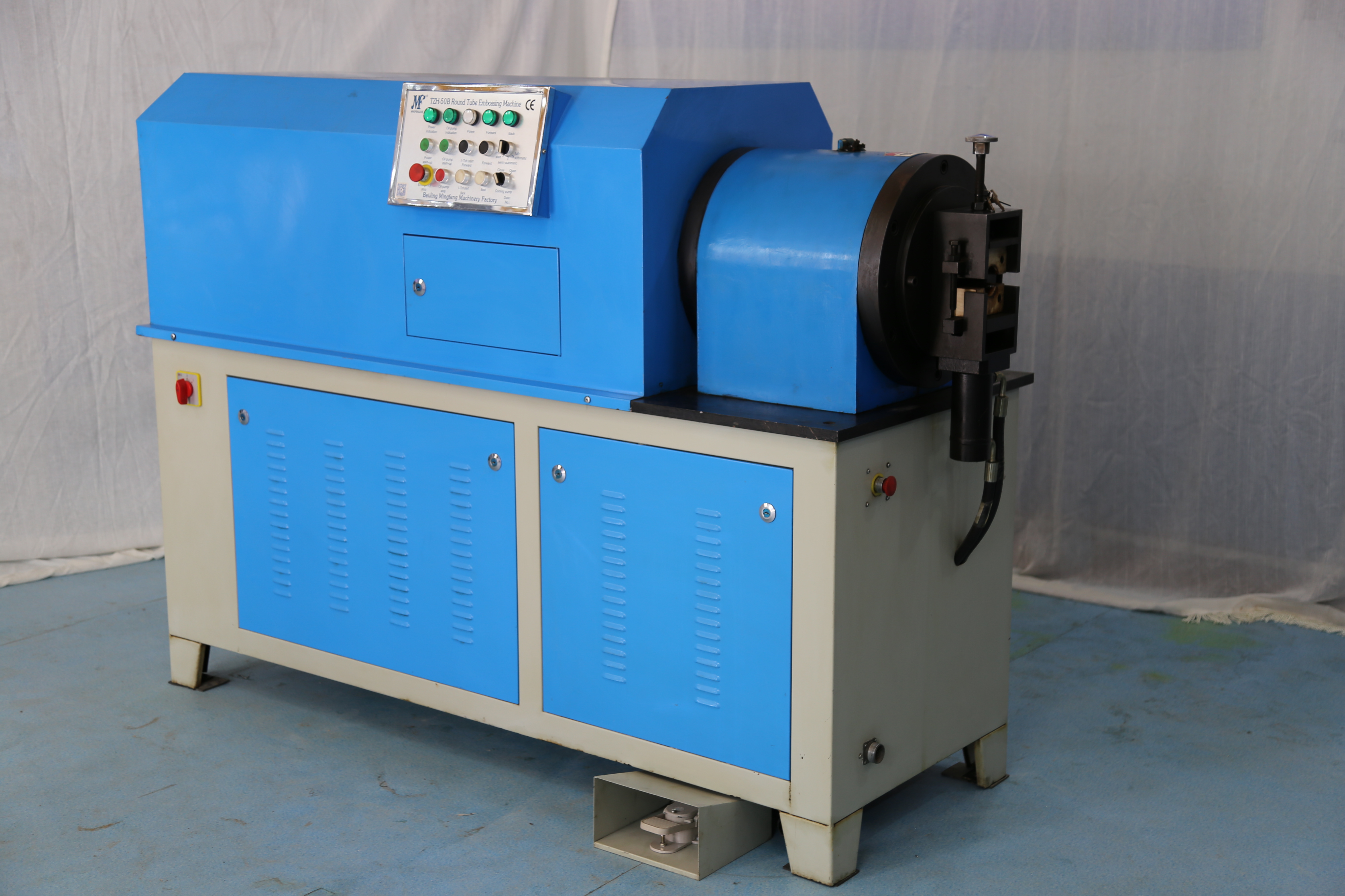 Round Tube Embossing Machine
