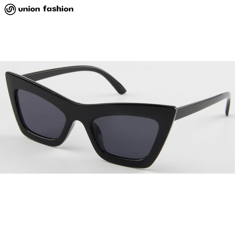 2021 New Fashion Plastic Sunglasses，squared with cateye 19010
