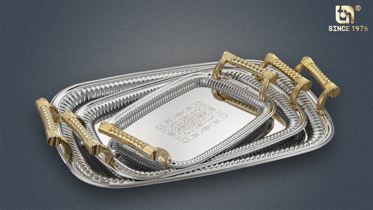 Iron Chrome Plated Tray