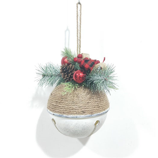 Salable Christmas decorative hanging bell ornament