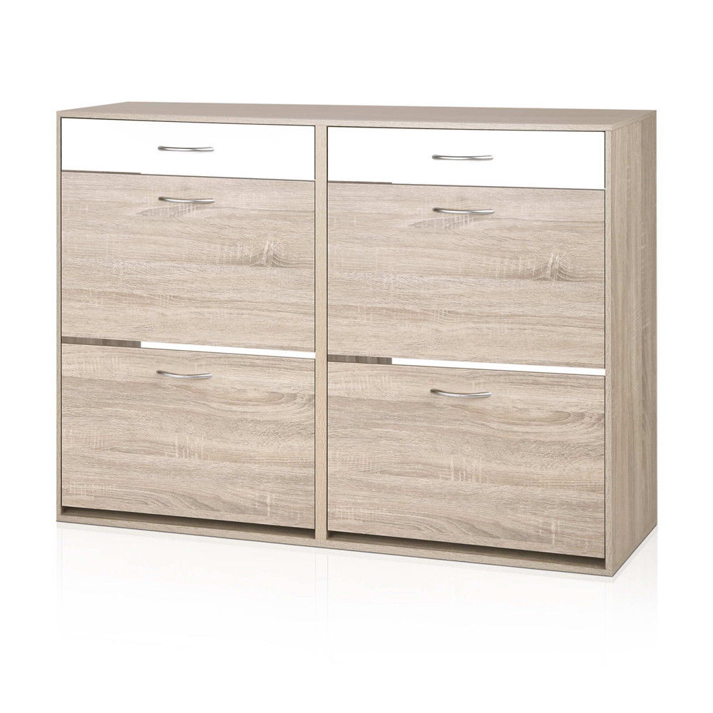 Popular storage 3 doors home hall design shoe cabinet