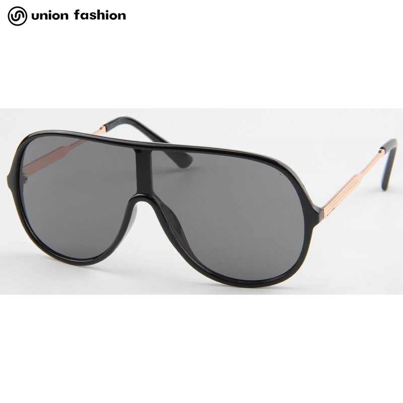 2021 New fashion mixed plastic&metal sunglasses shield frame UAP03004A