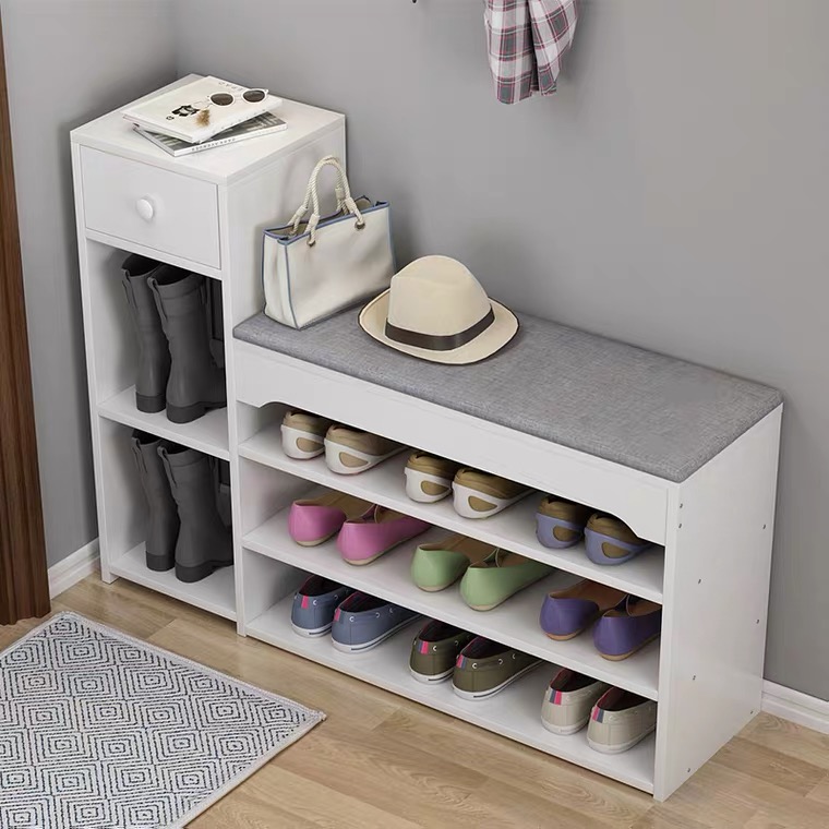 2021 modern new design wood shoe cabinet