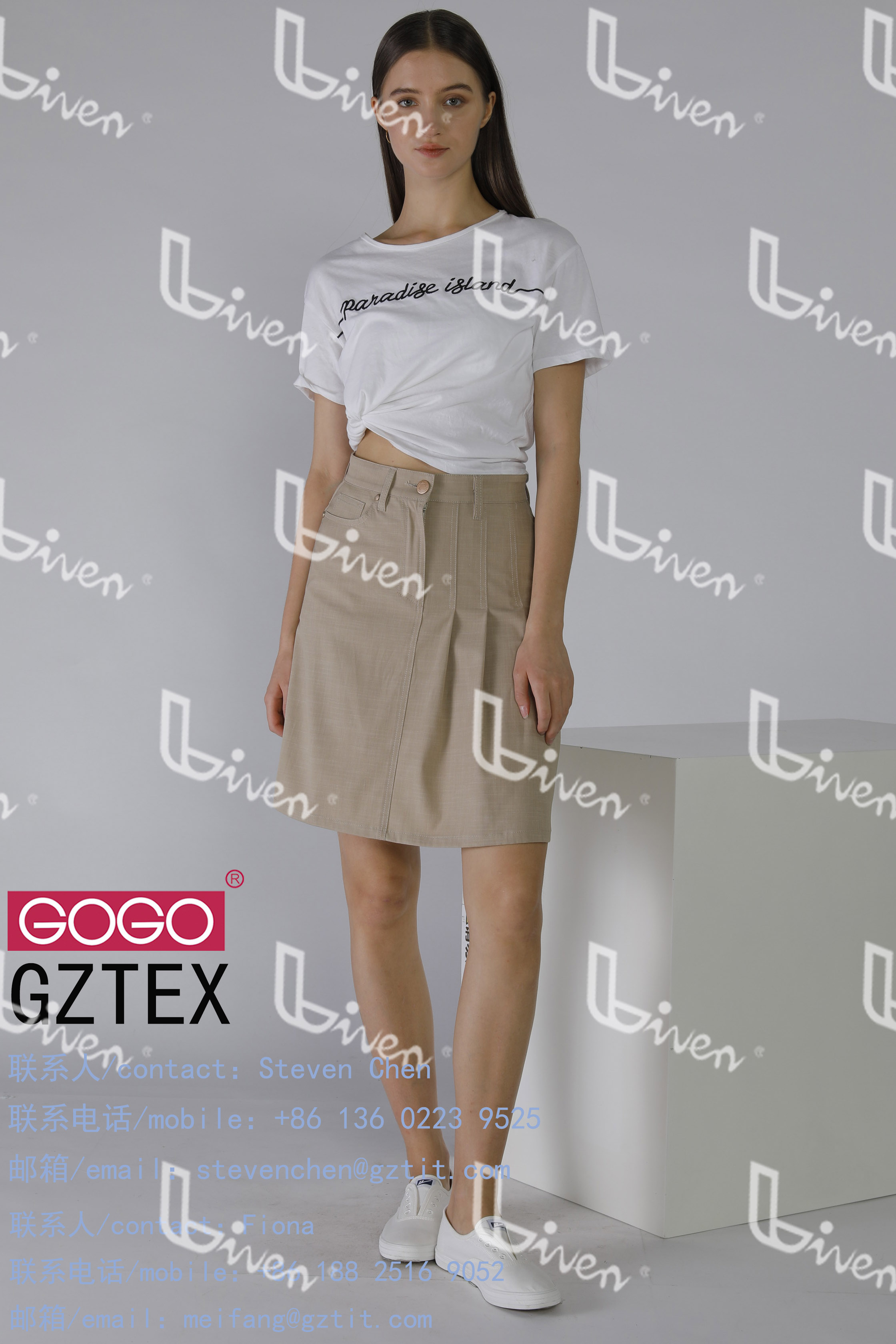 Ladies woven shirt