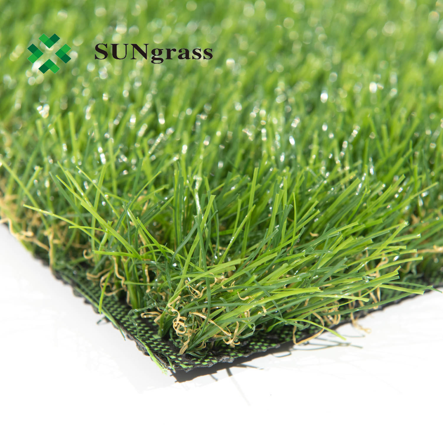 37mm C blade 4-tones natural green color artificial grass synthetic grass leisure landscape spring grass