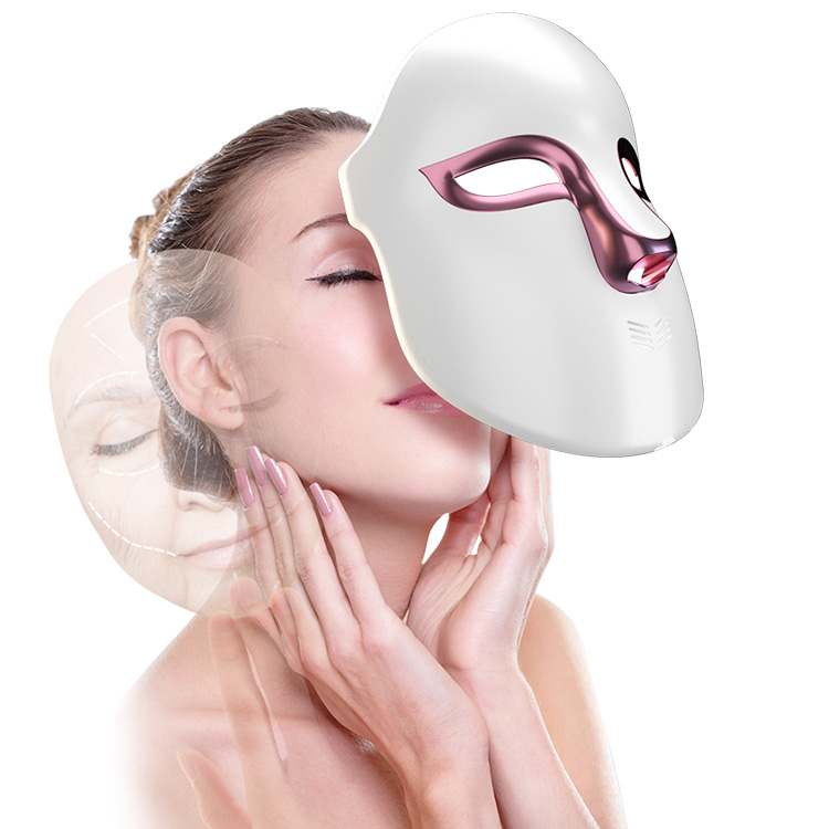PDT machine 3 color light led photon antiaging facial skin rejuvenation therapy led face beauty mask