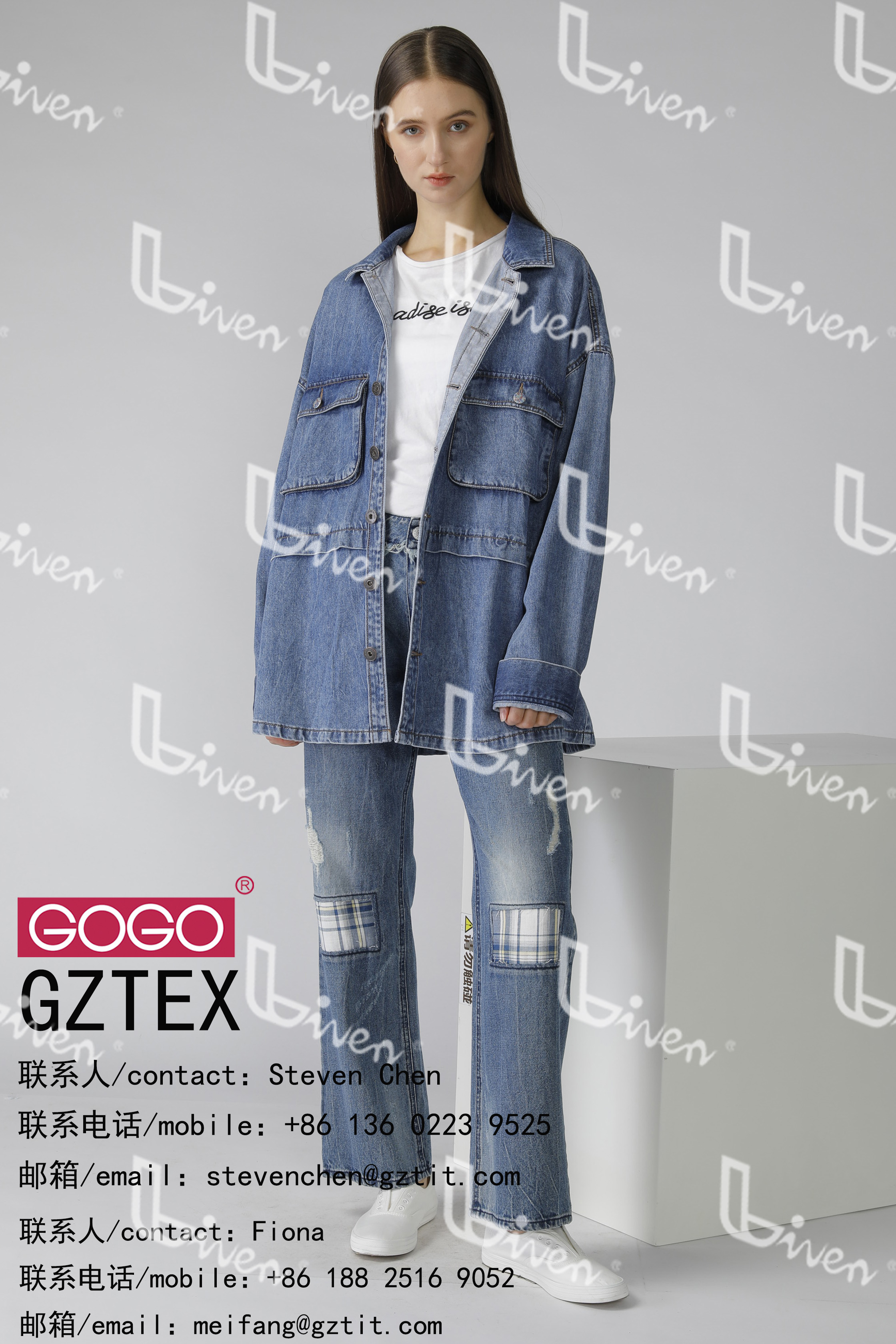 Ladies woven shirt