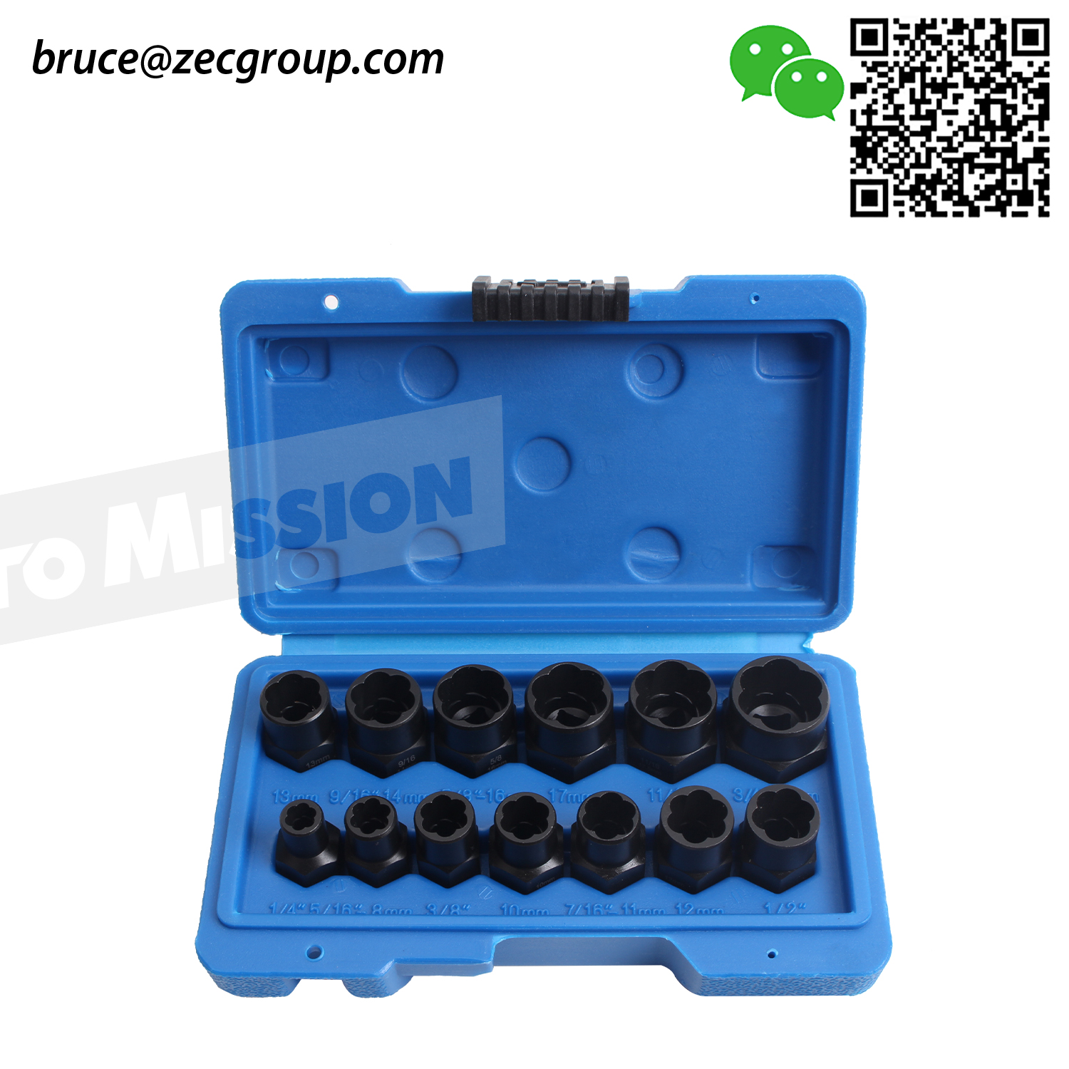 Bolt & Nut Extractor Kit