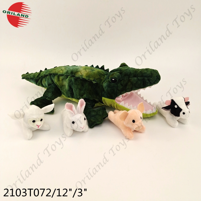 Plush crocodile eating stuffed animal toys fantastic soft toys with custom design