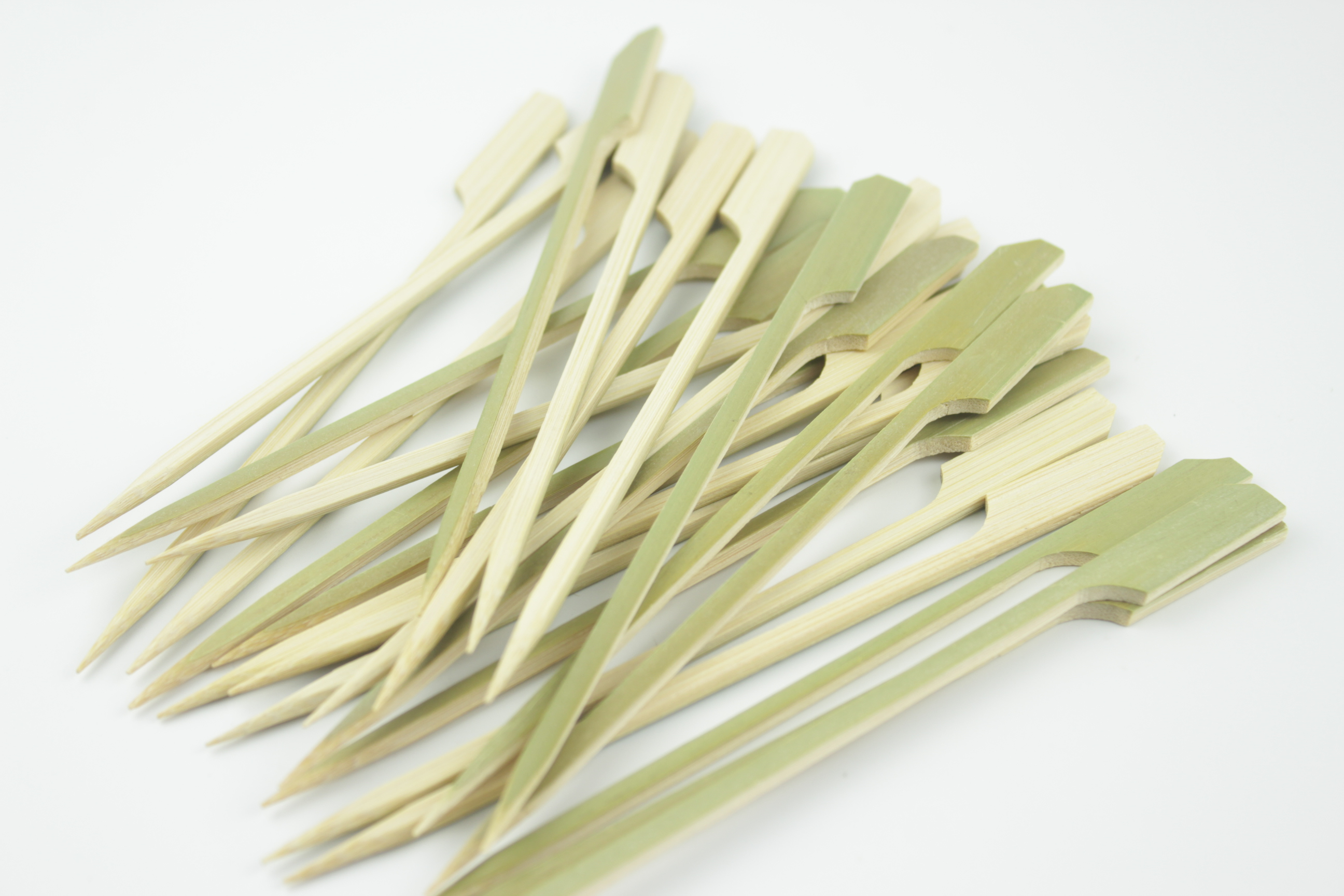Green Paddle Pick Skewer / Gun Skewer / Teppo Skewer