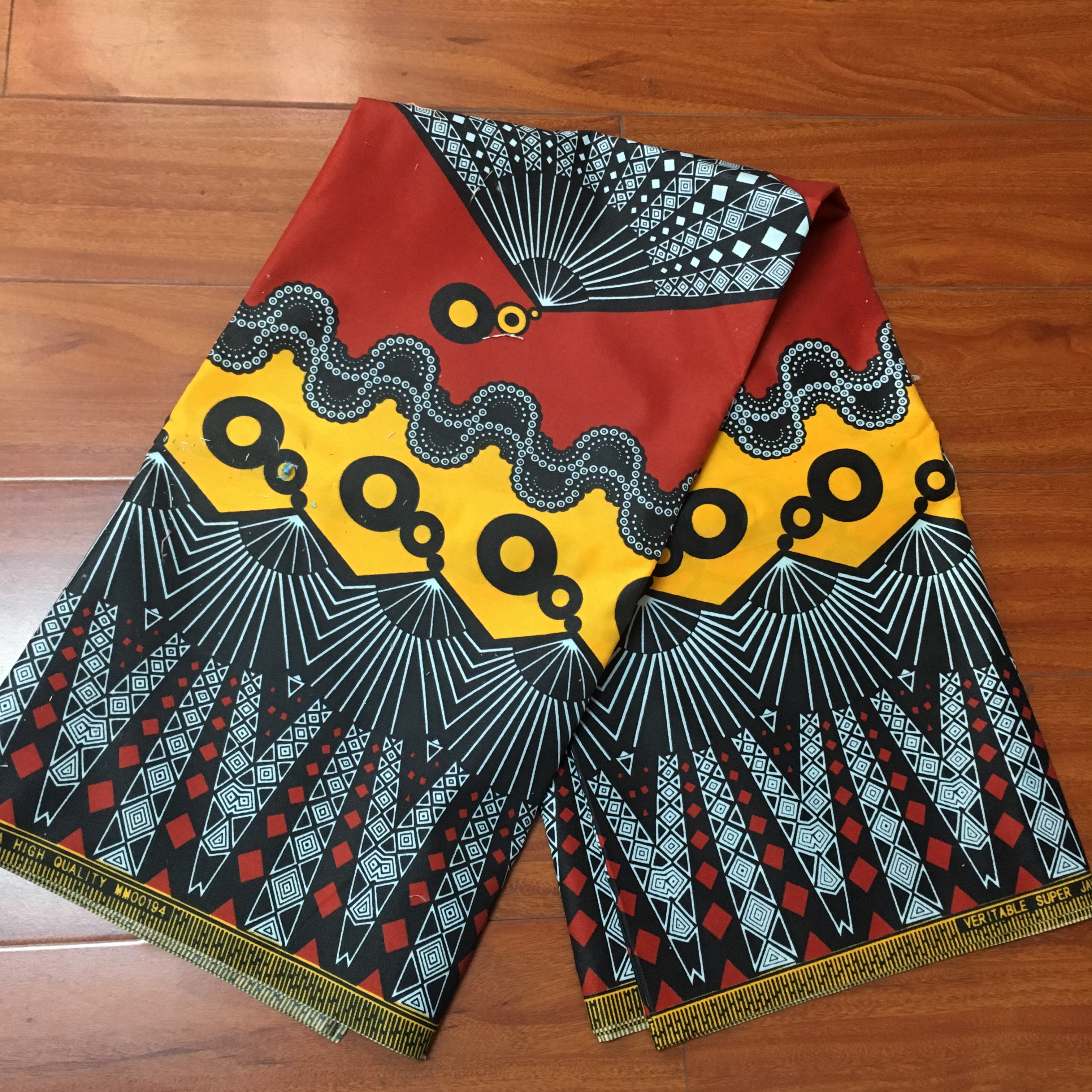 Factory Wholesale 100% Polyester Soft African Ankara Fabric