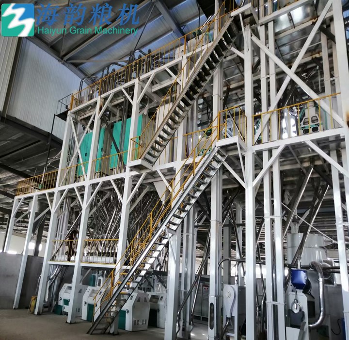 120tons of maize flour mil machine complete plant