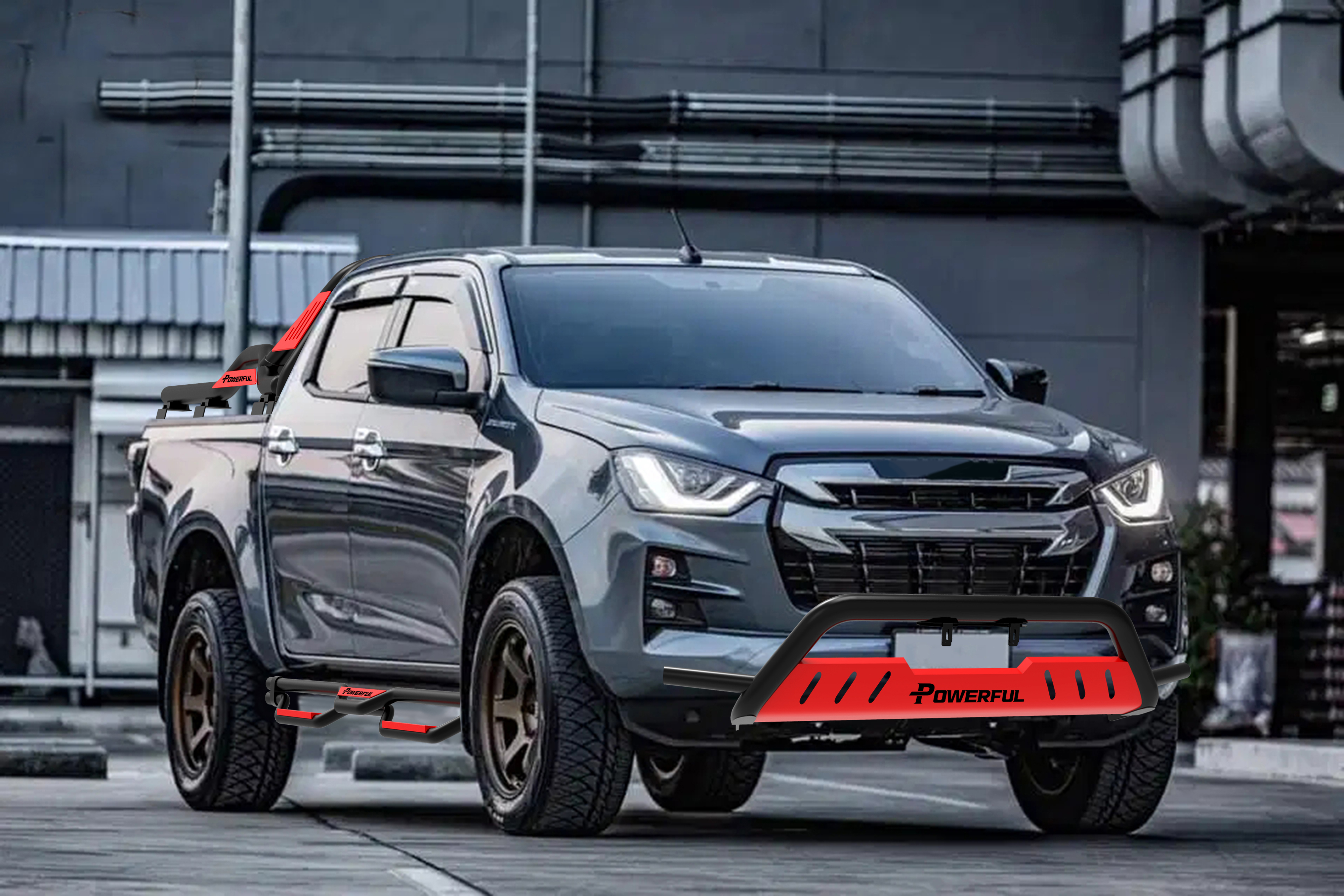 Black Steel Grile Guadrd Powerful 4x4 Car Accessories