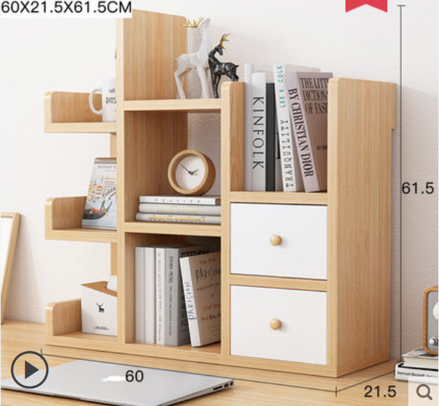 Table shelf Simple small bookshelf