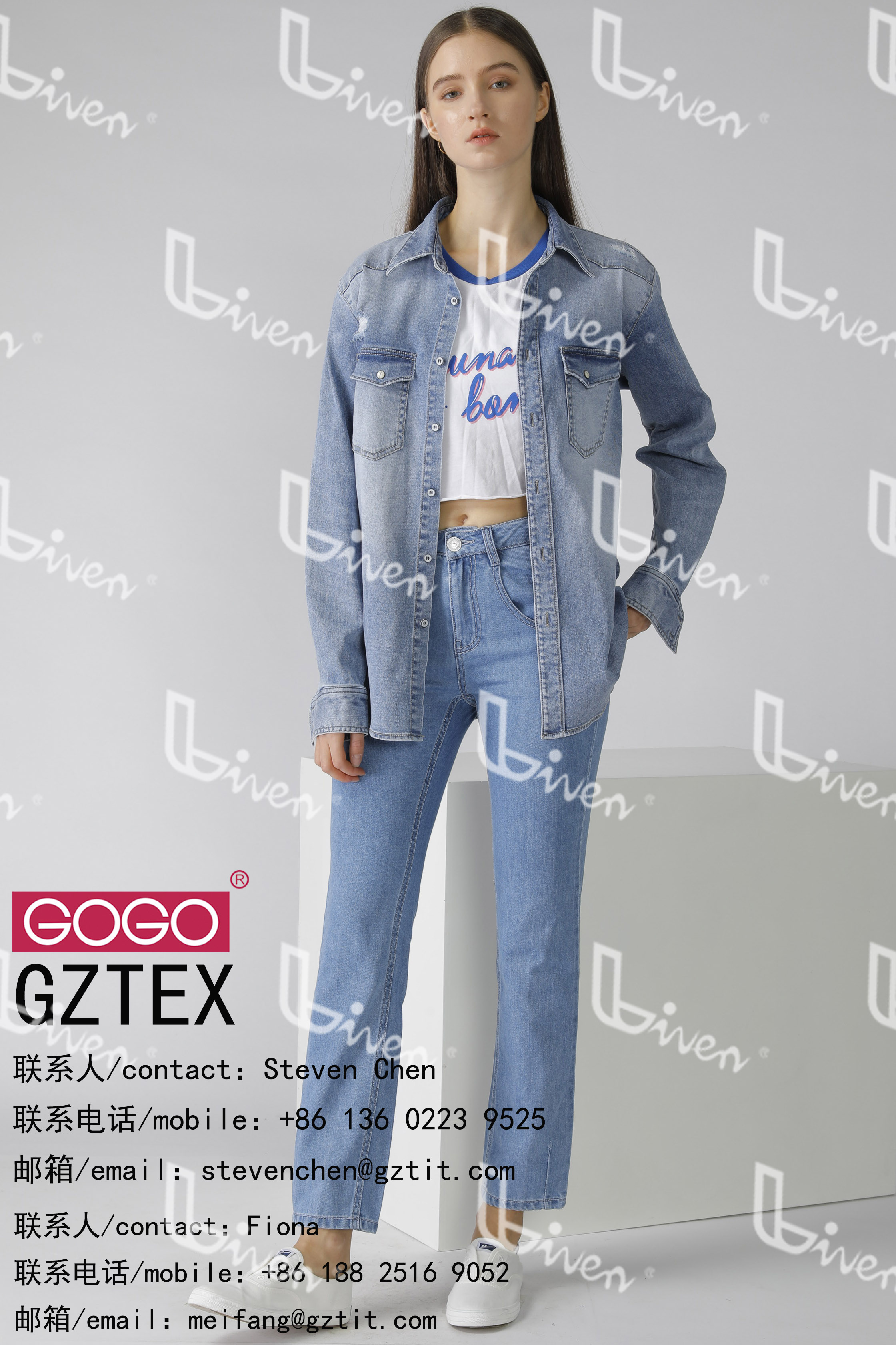 Ladies woven shirt