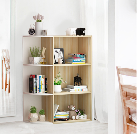 Bedroom small bookcase bay window cabinet locker