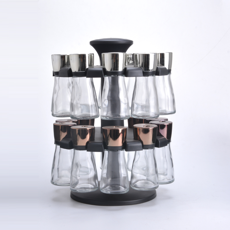 #0 spice jar with hole cover sifter cap 90ml salt pepper shaker spices bottle set wholesale