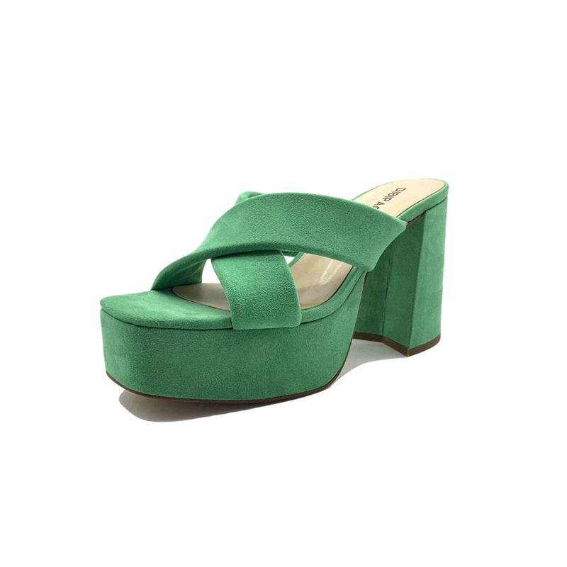 New square toe platform lady sandals slipper