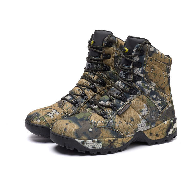 6 inch Waterproof Camo hunting boot / Camo outdoor shoe