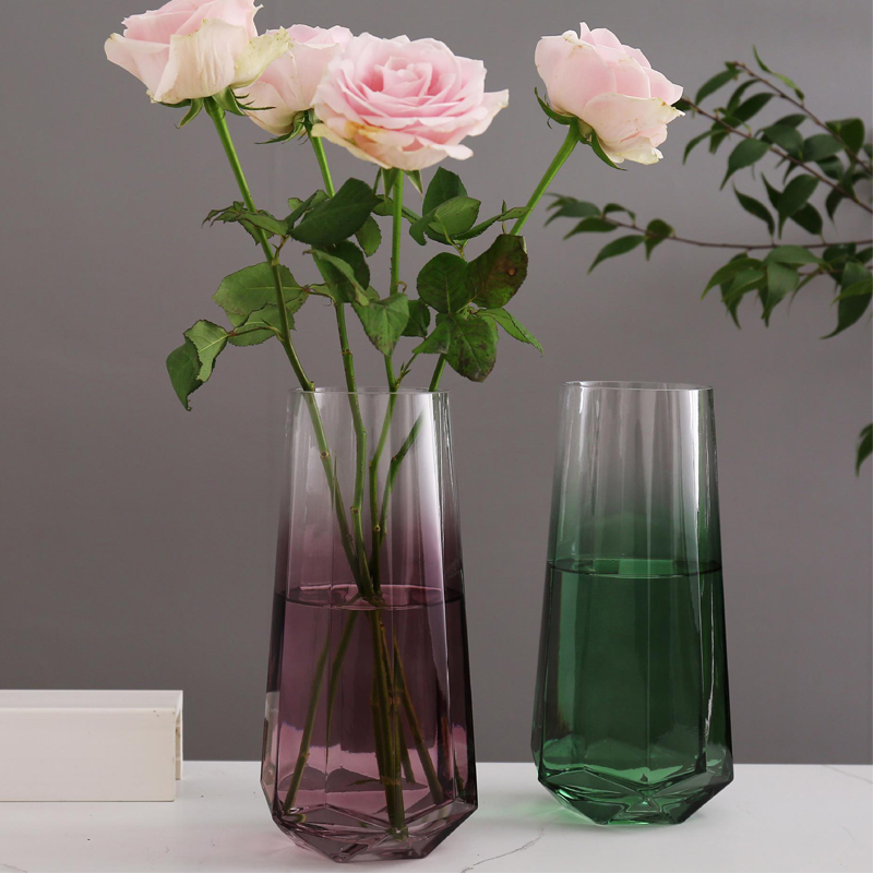 Hand made Color glass vase