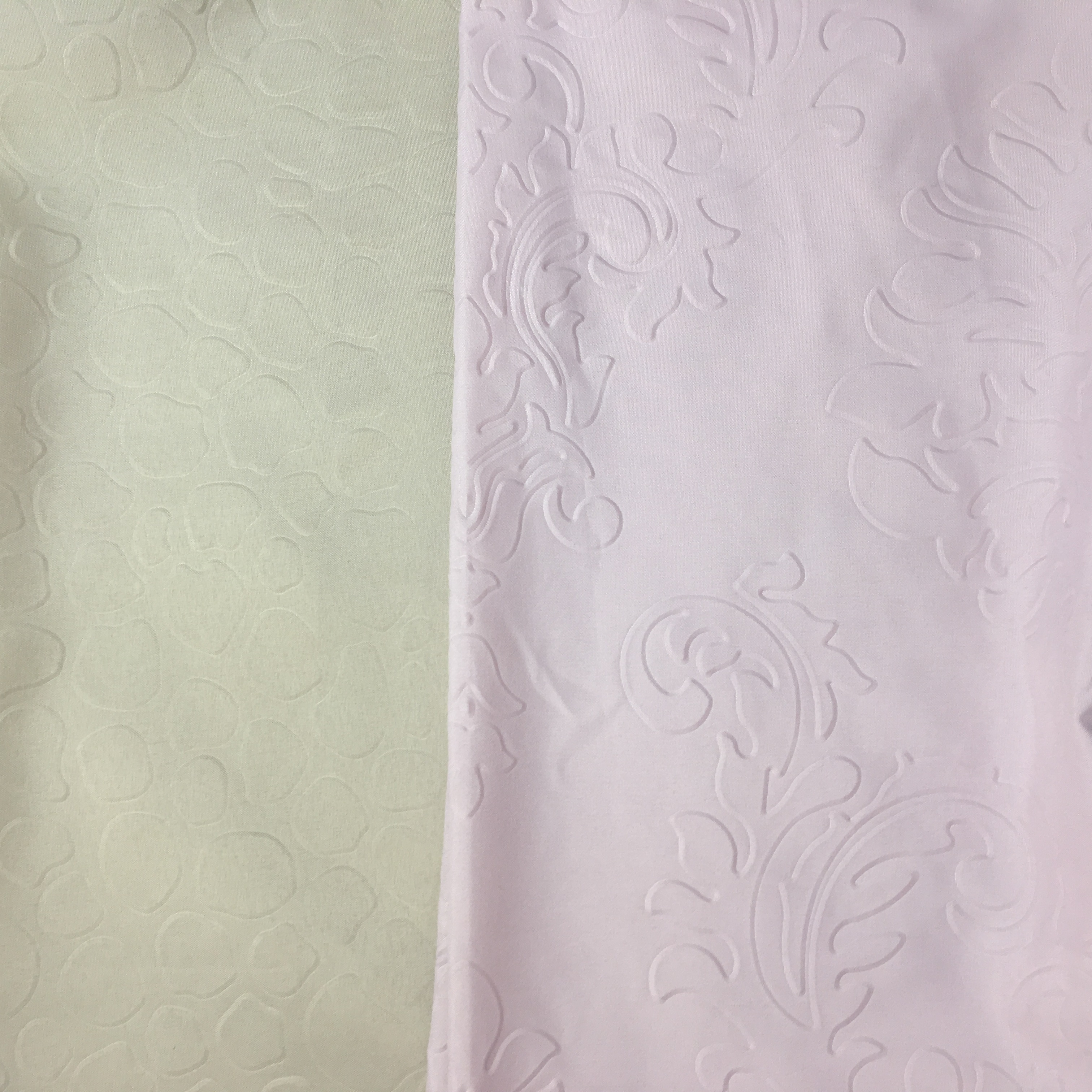 Embosssed 100% polyester mattress fabric