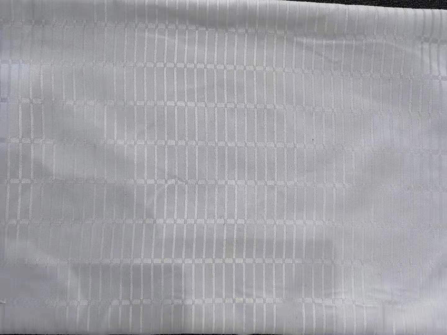 Rectangular jacquard polyester microfiber fabric