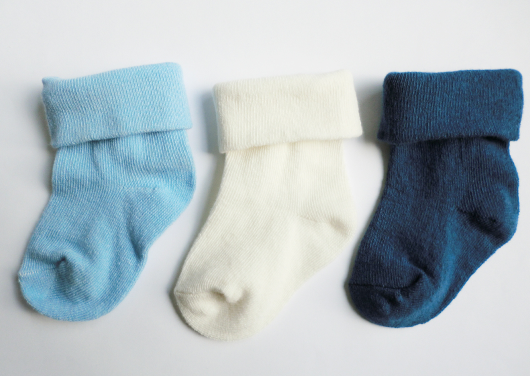 Girls boys cute pure solid color antislip cotton kids sock