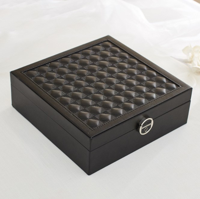 Hot Sale High Quality Classic Design Style Leather Jewelry Case With S Mini Portable Travel Jewelry Box