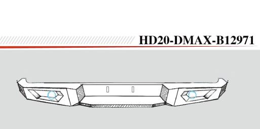 Black Rear Bumper