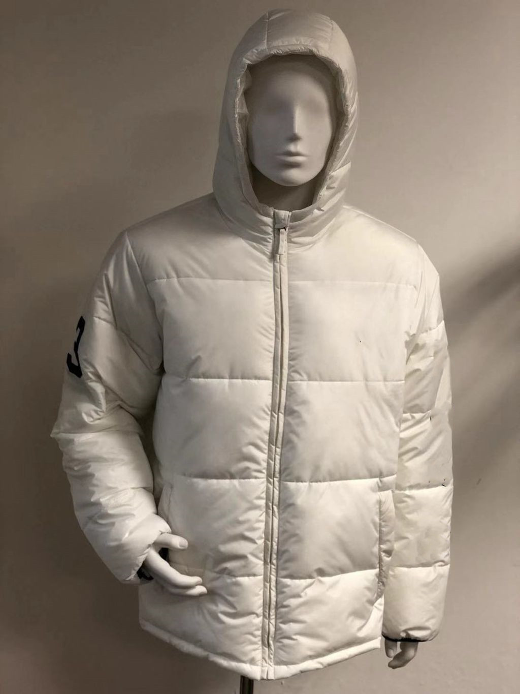 Mens Qulted Hooded Jacket