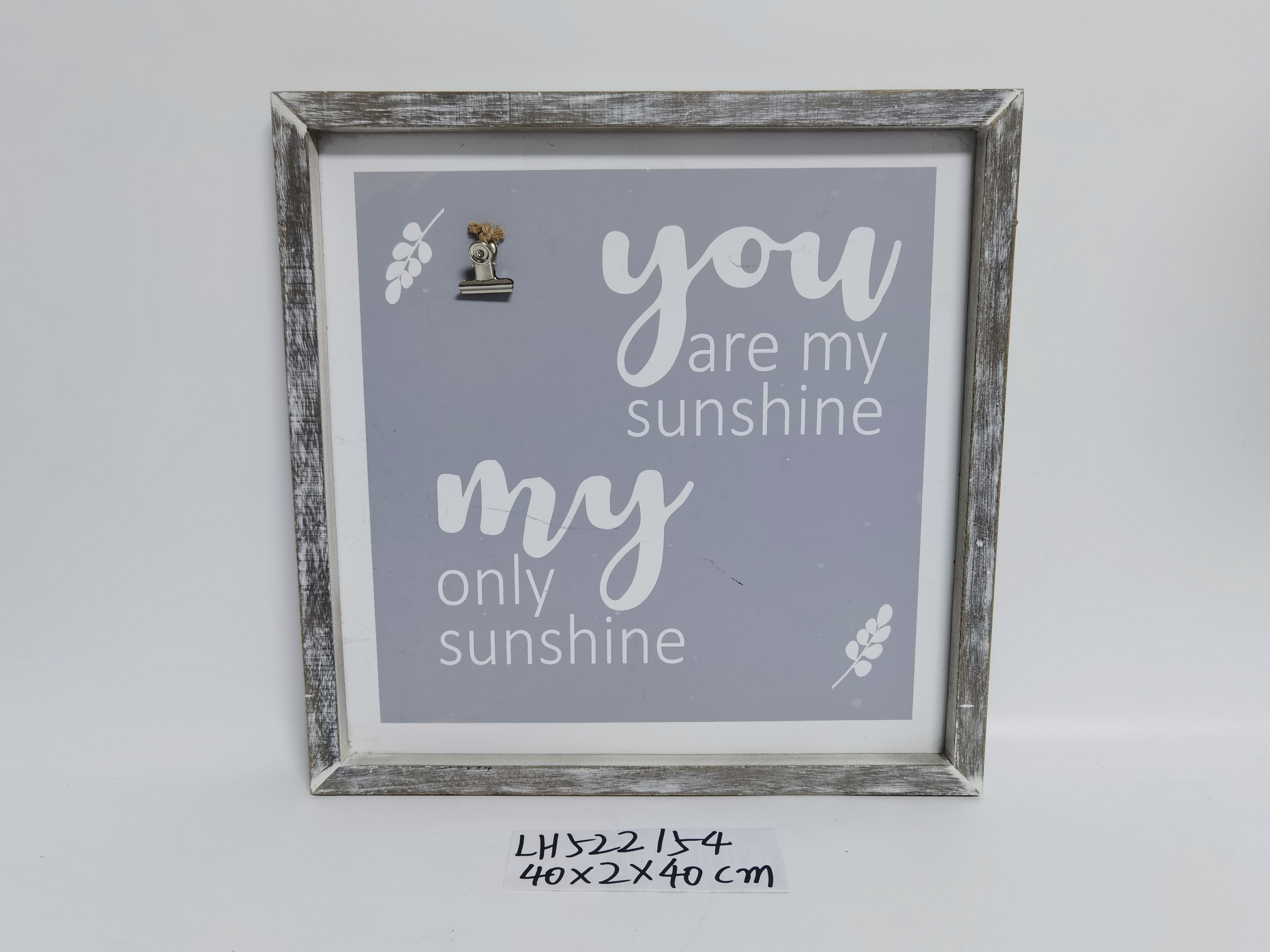 MDF wooden wall hanging message board