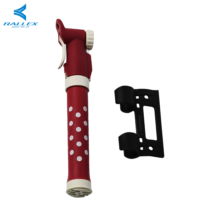 RALLEX hot sale mini bicycle pump bike fork pump plastic hand pump for bike Mountain Bikes Tires with great price