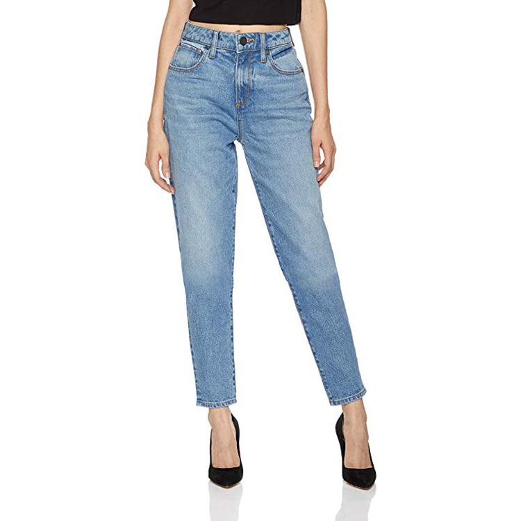 Simple fashion Blue denim pants straight women jeans custom plus size JLW2014-Z