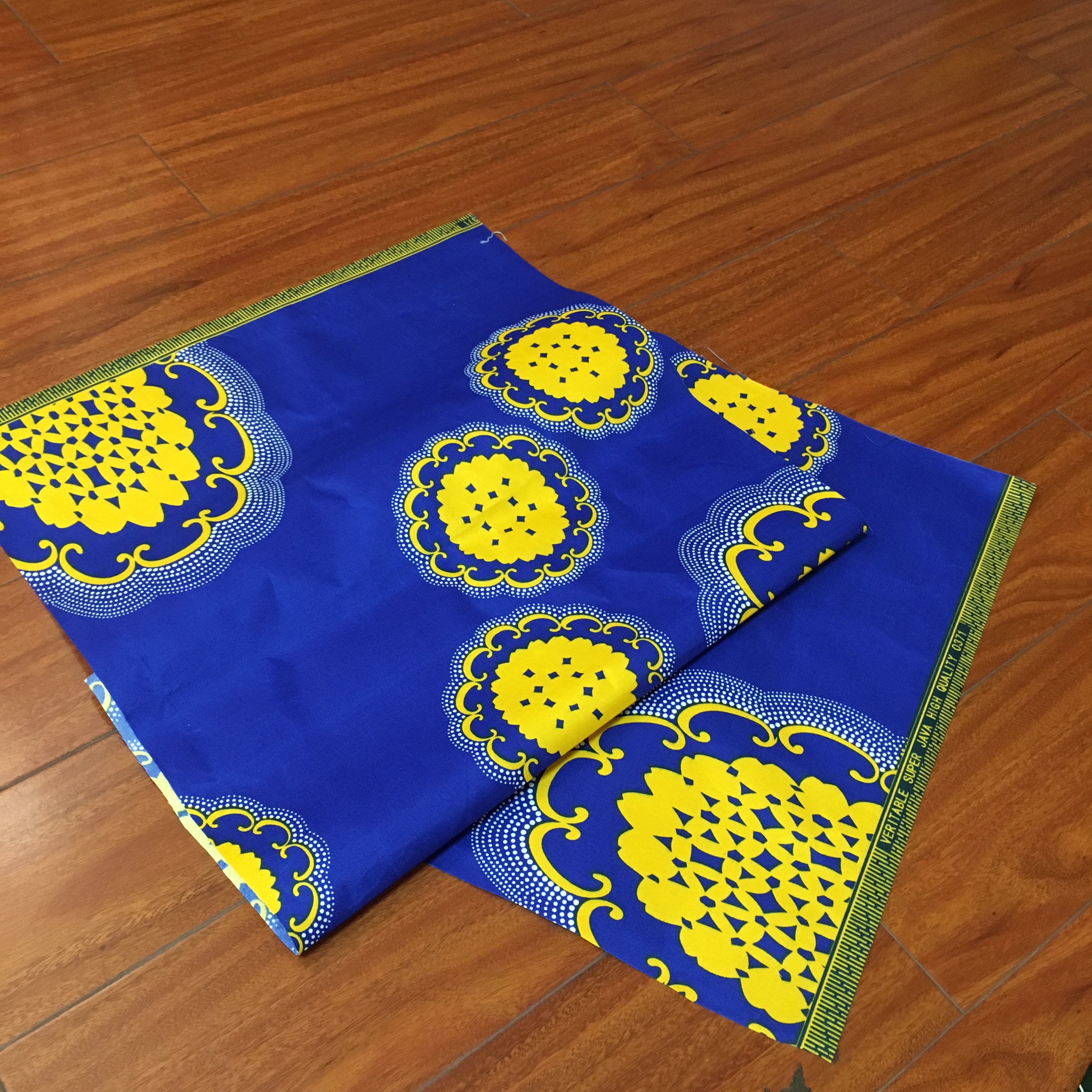 Best selling african wholesale polyester fabric