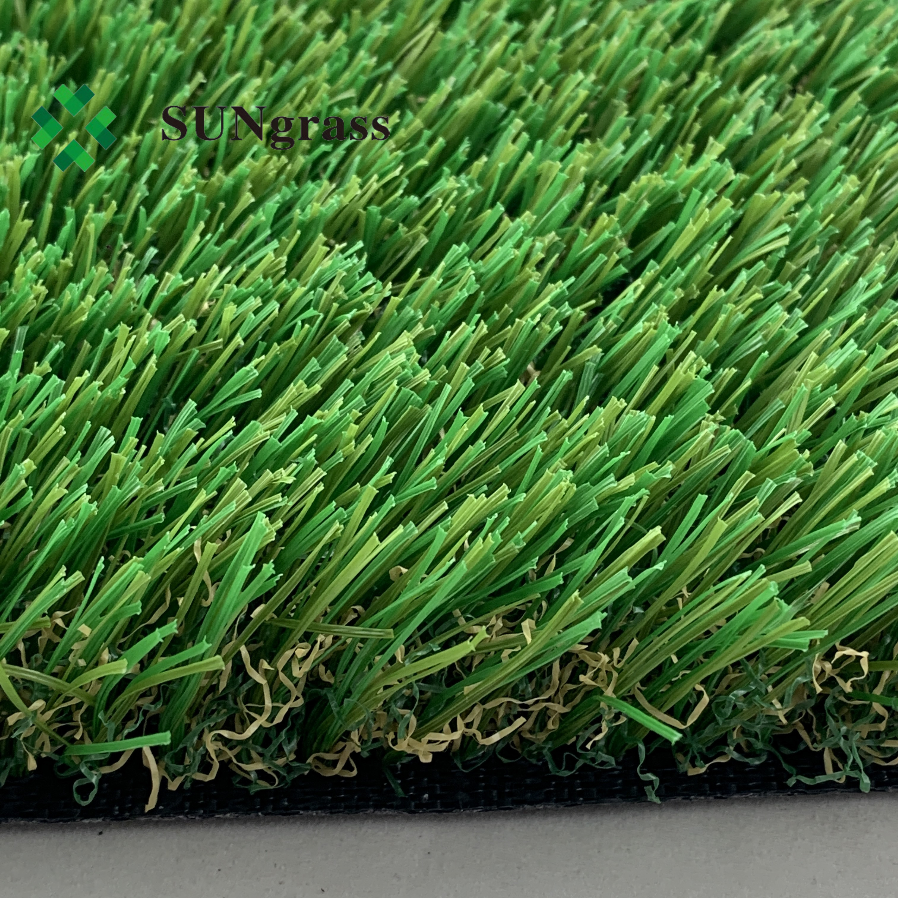 35mm W shape artificial grass synthetic grass for playground garden landscape