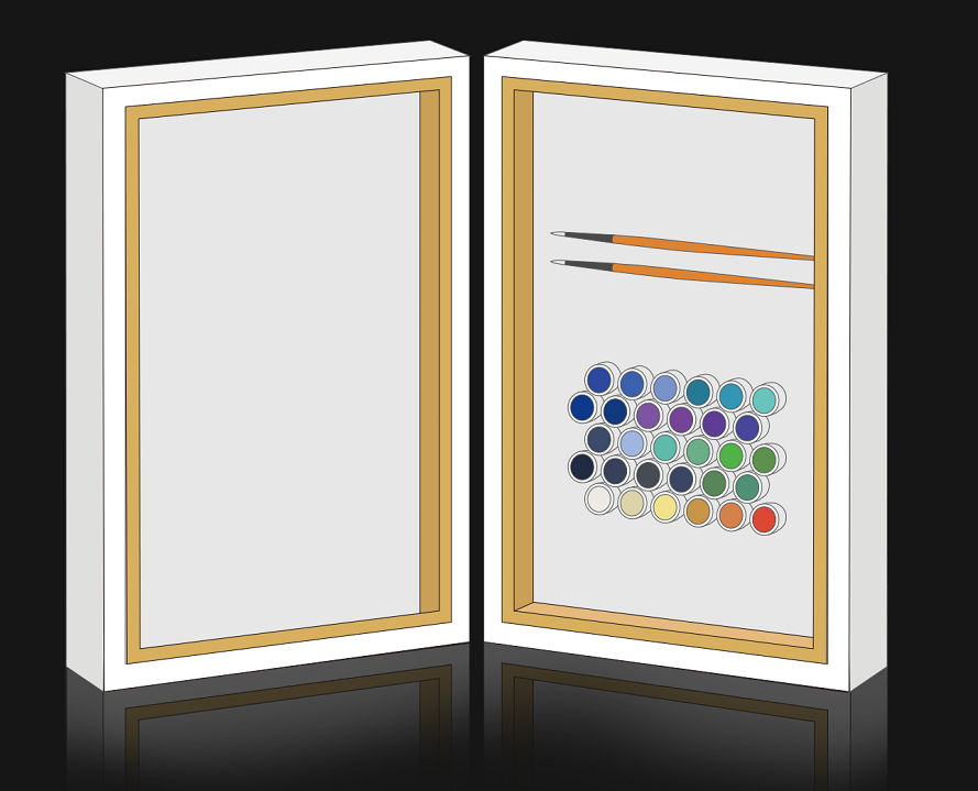 Painting by numbers(frame style)