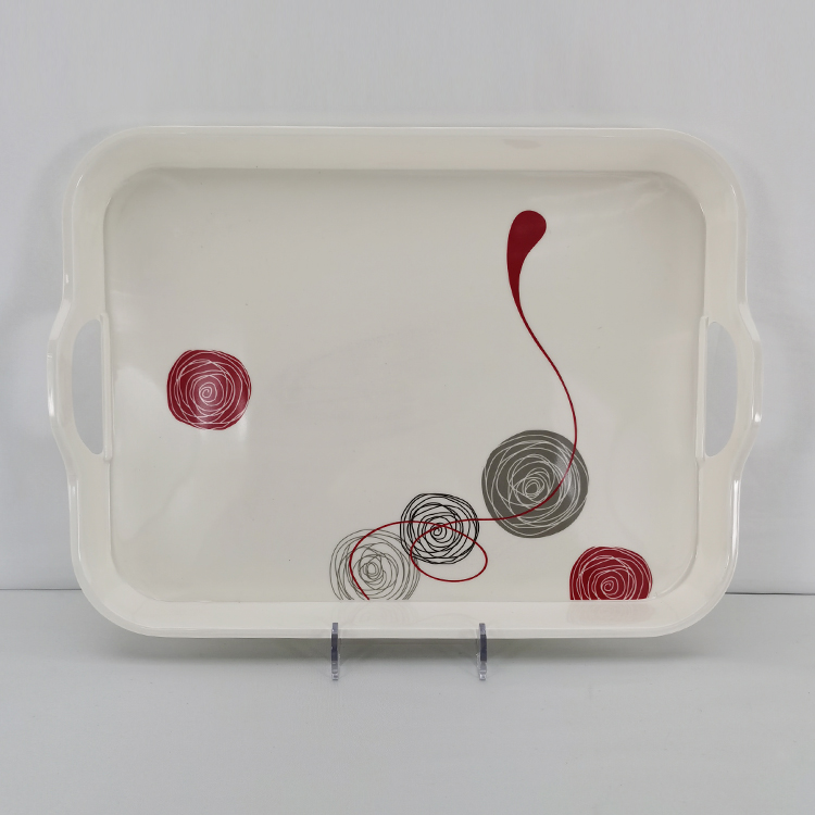 Melamine Tray With Handle
