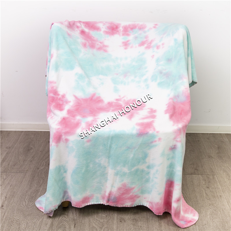 310gsm tie dyed polar fleece