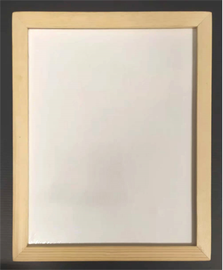 Canvas with outer photo frame
