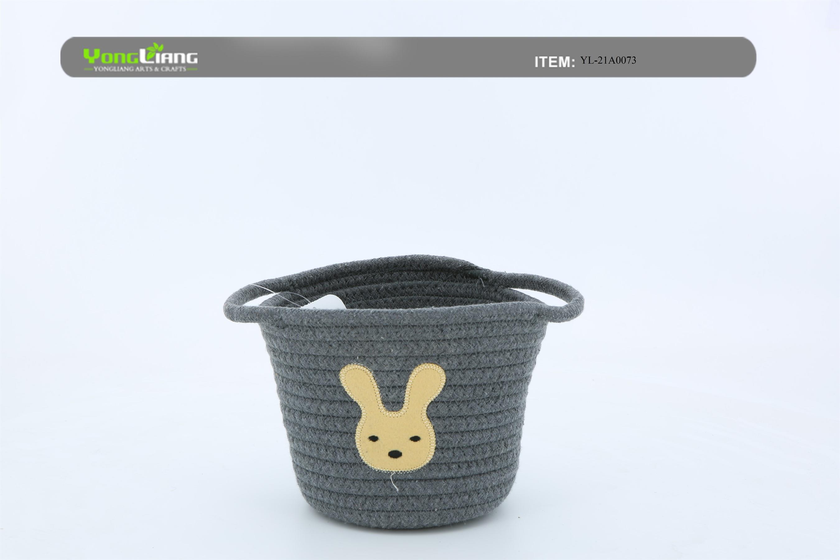 Poly Rope Weaving Storage Basket