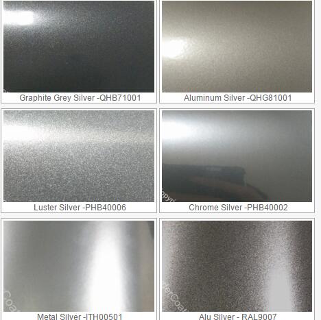 FEIHONG Metallic Silver Outdor Using Powder Coating