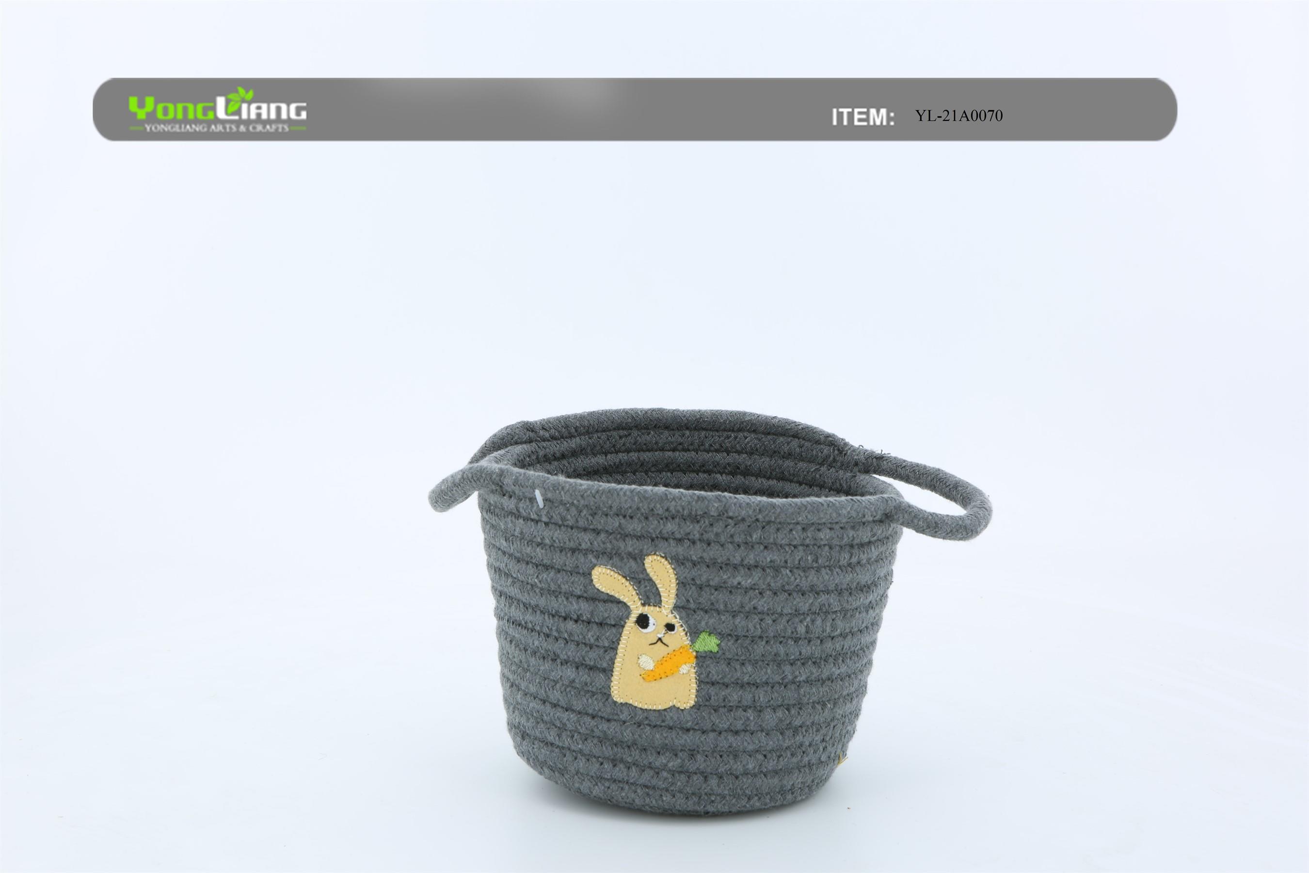 Poly Rope Weaving Storage Basket