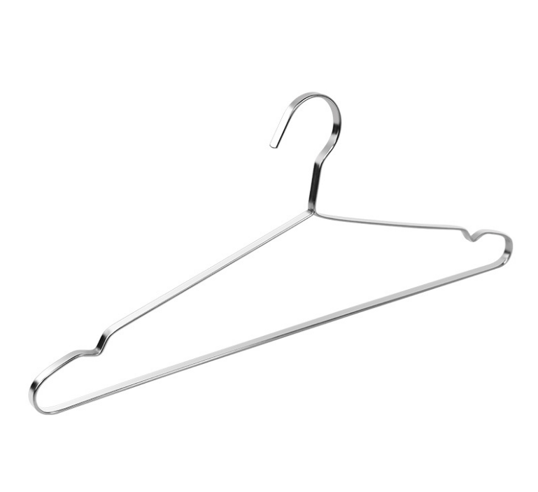 Stainless steel hanger for clothes
