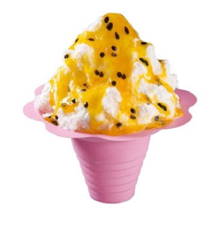 Disposable ice cream flower cup