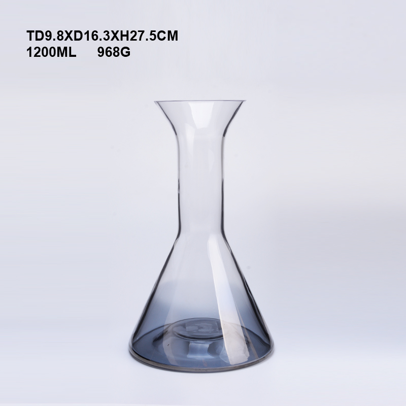 ### 0 Custom gift handmade crystal high borosilicate red wine bottle glass decanter