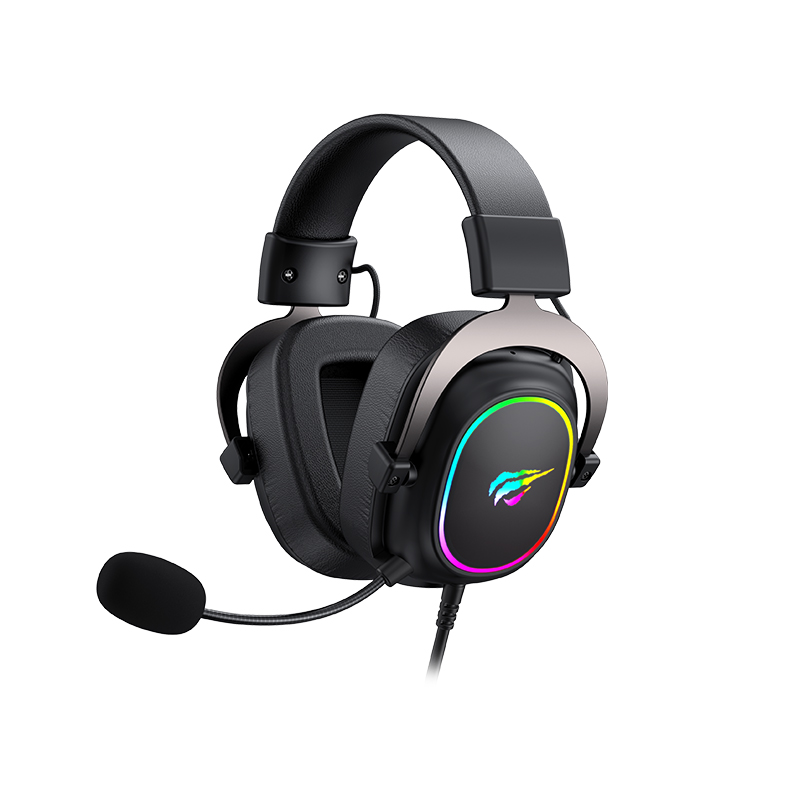 HAVIT H2002P RGB Light Gaming Headphone with Microphone Ergonomic Design Comfortable to Wear