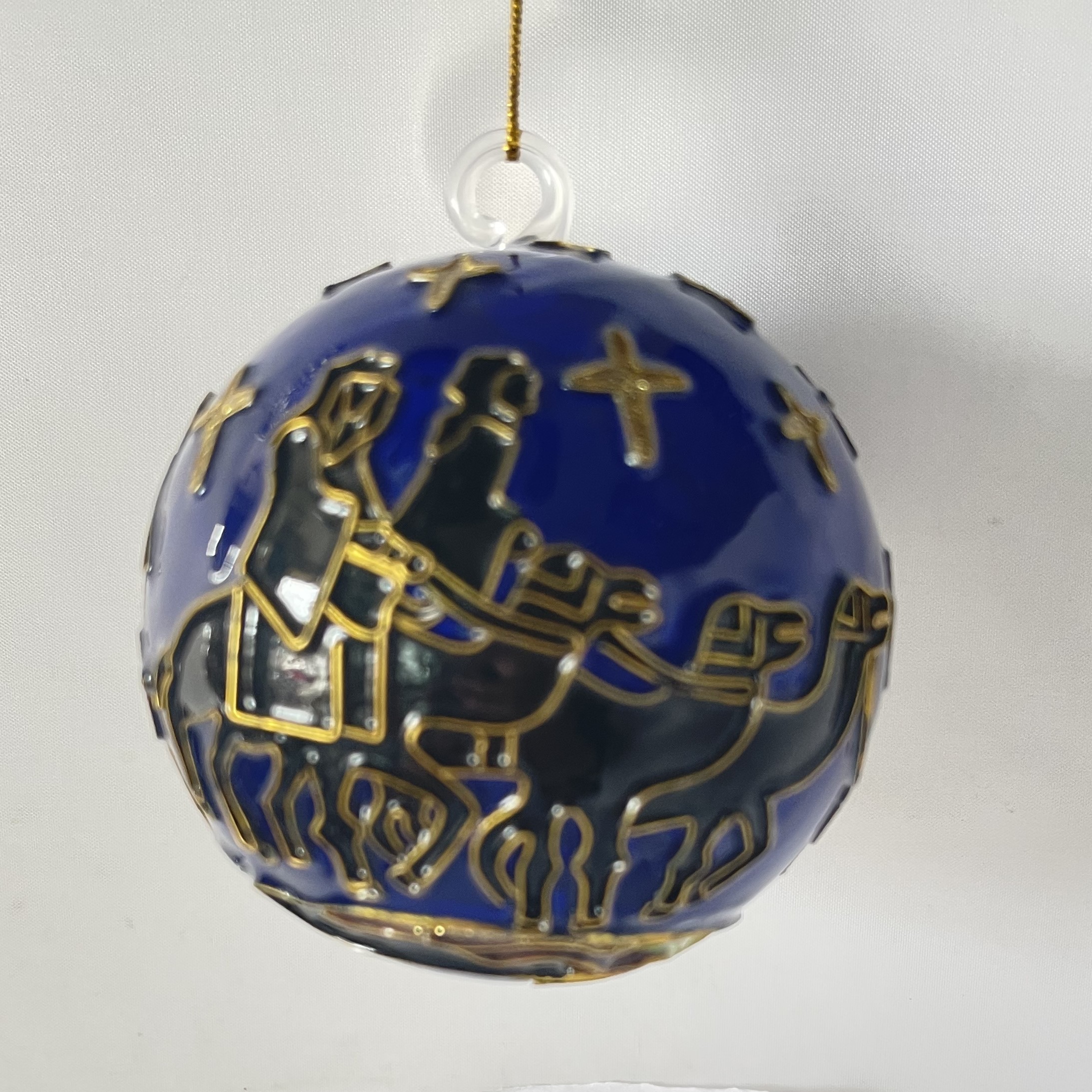 cloisonne glass ball ornament